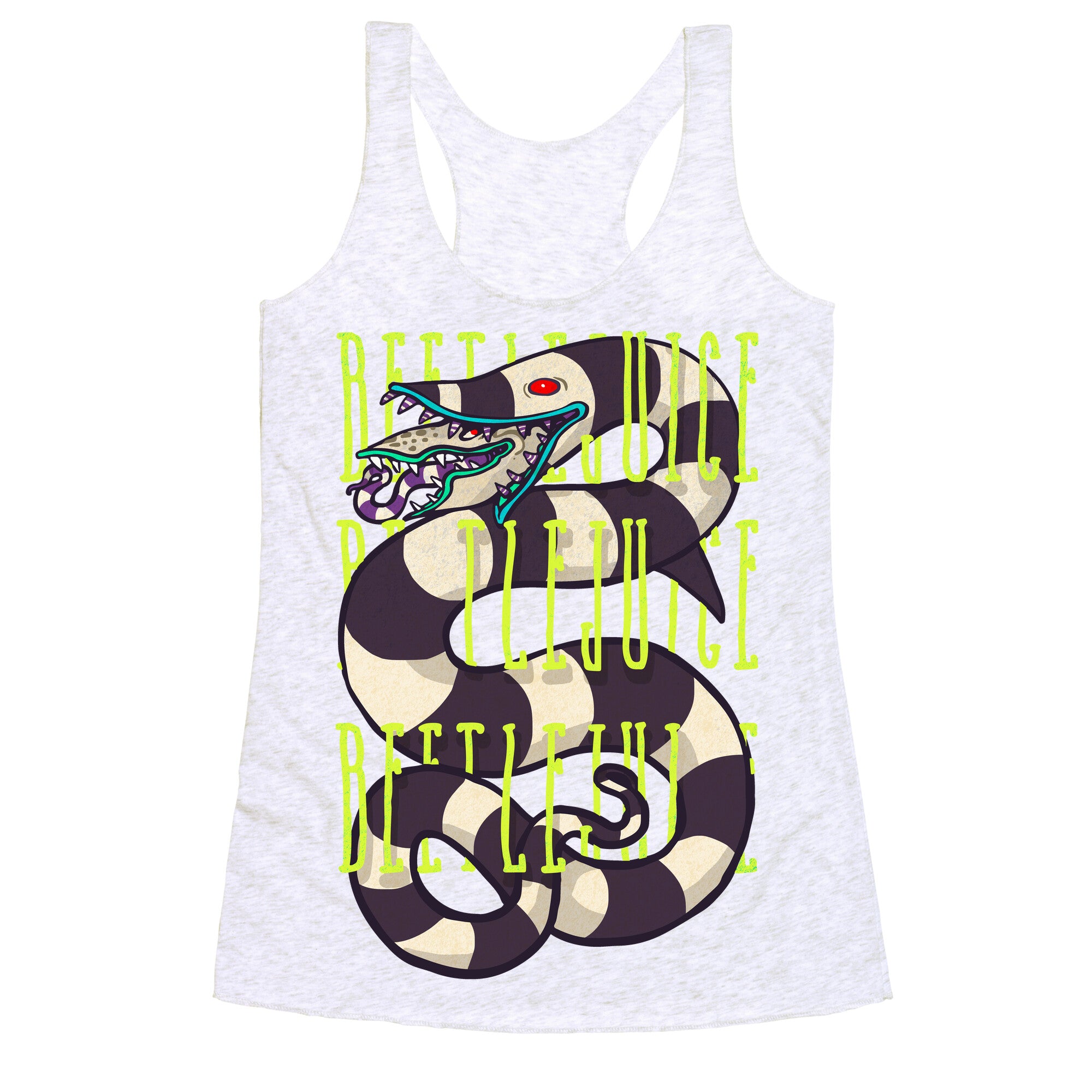 Beetlejuice Beetlejuice Beetlejuice Racerback Tank